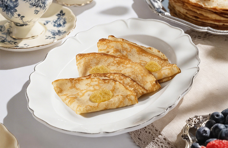 Доставка на дом блины с икрой щуки