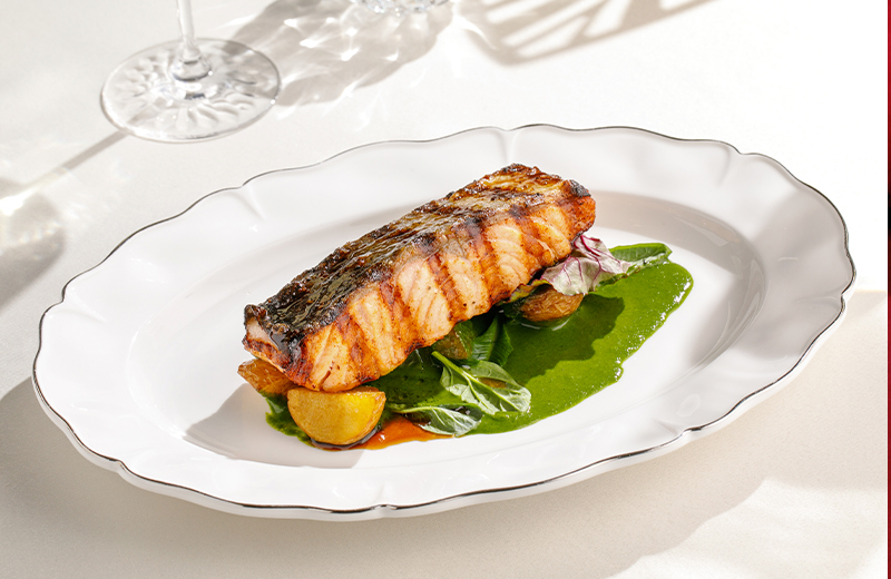 Доставка на дом форель с костра по-карельски с травами