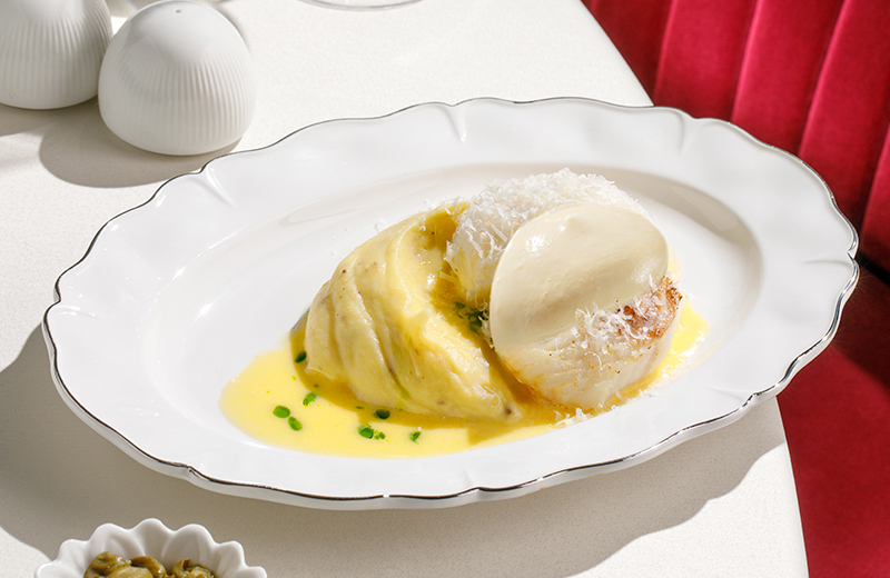 Заказать на дом мурманская треска с трюфельным пюре