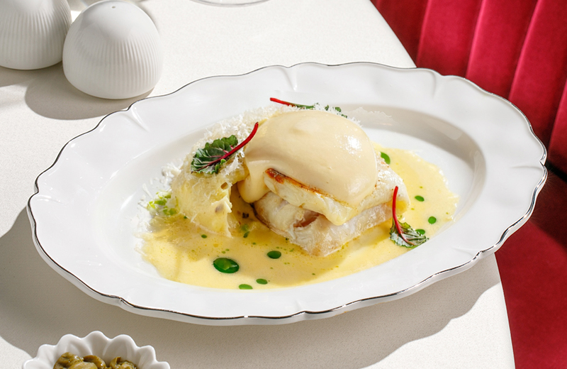 Заказать на дом мурманская треска с трюфельным пюре