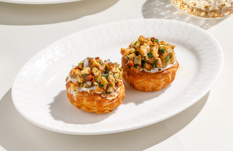 Доставка на дом паштейш с угрём, страчателлой и гелем из лайма