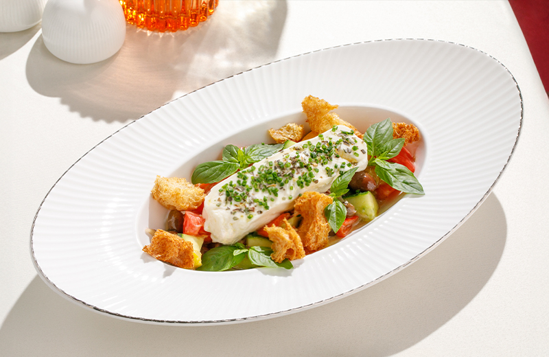 Заказ овощной салат с сыром фета