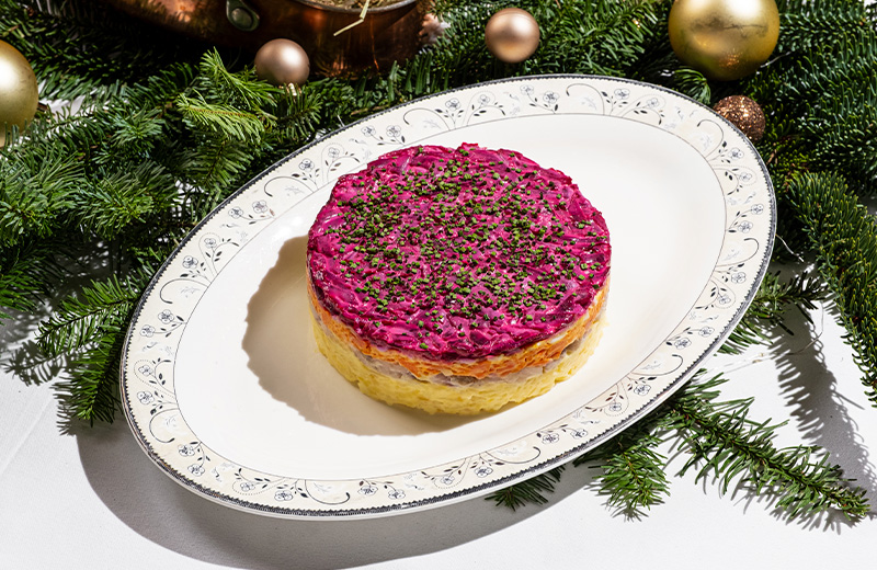 Заказать на дом олюторская сельдь под шубой