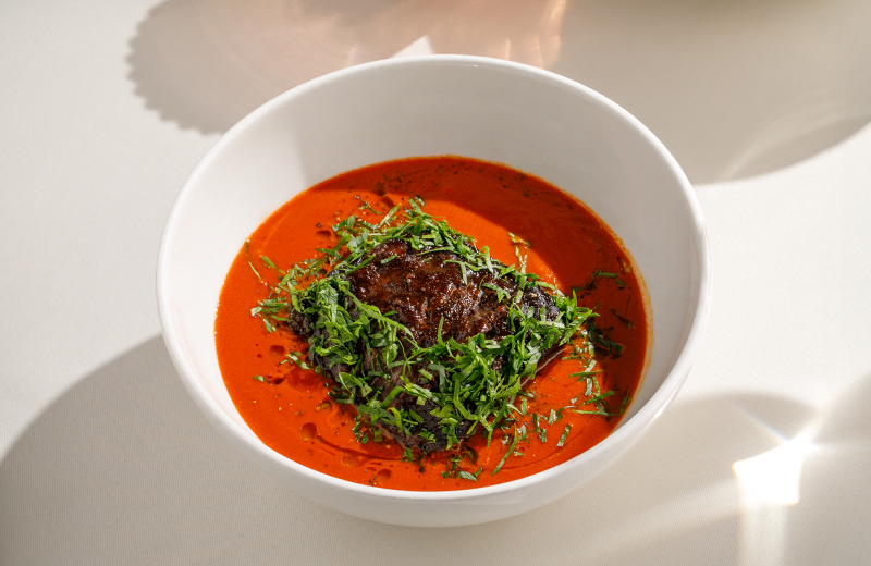 Заказать на дом наваристый суп с говяжьими рёбрами