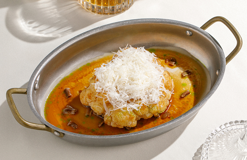 Доставка цветная капуста в соусе из пармезана