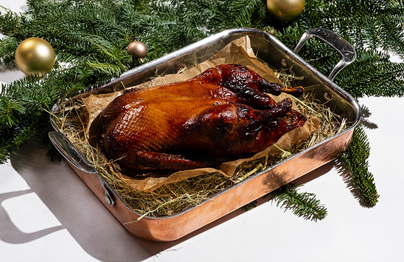 Заказать на дом рождественская утка с овощами