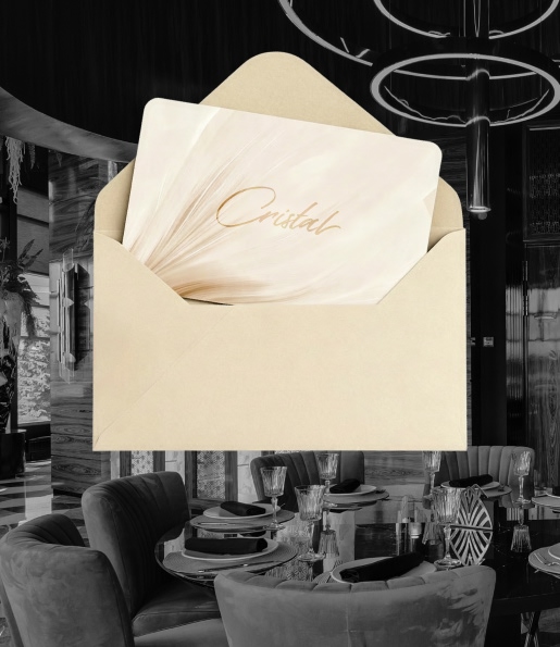 Подарочные сертификаты в ресторане Cristal