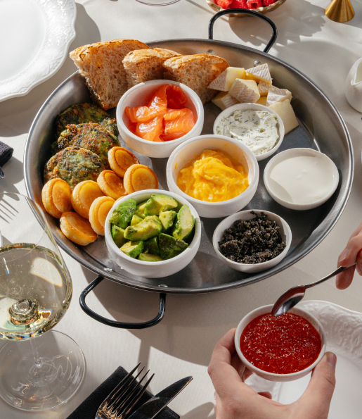 Новое утреннее меню в ресторане Cristal