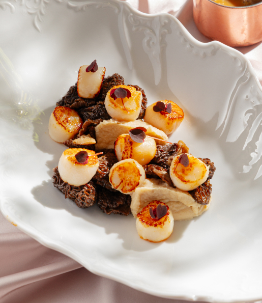 Сезон сморчков в ресторане Cristal