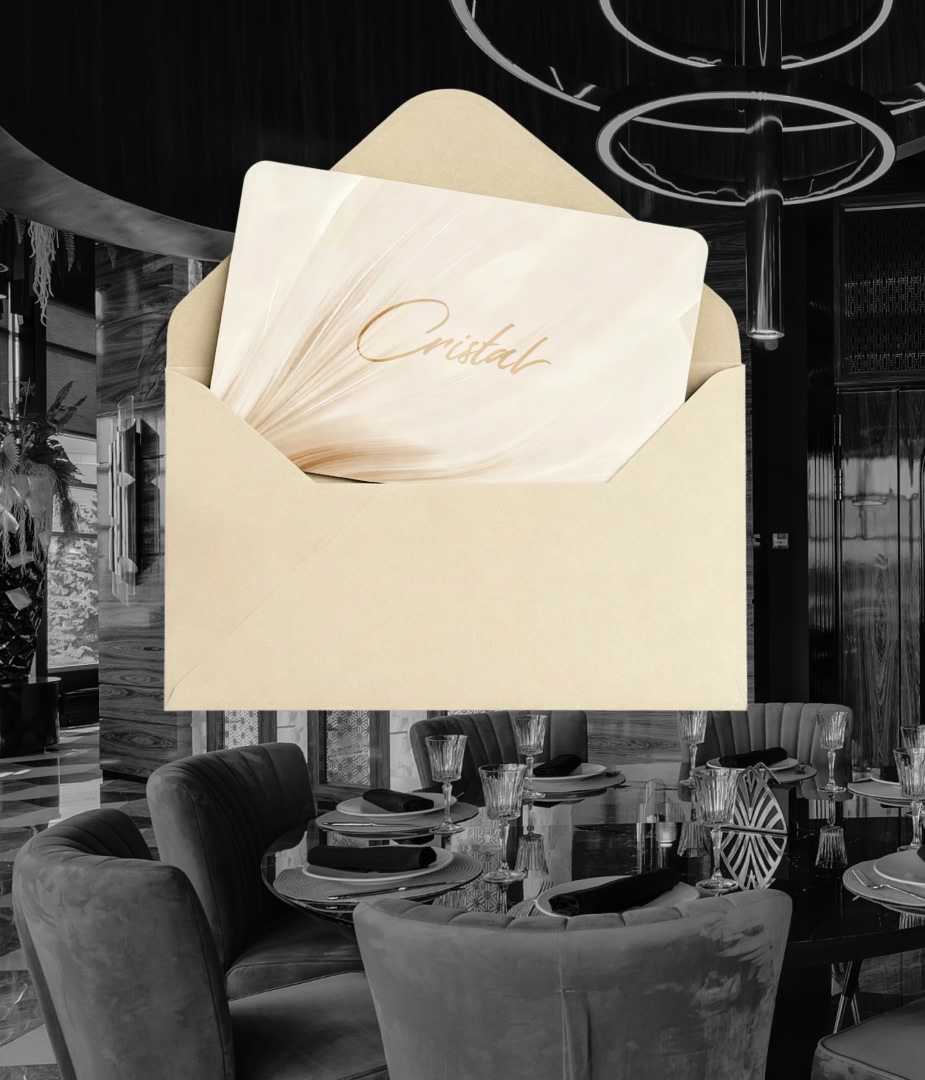 Подарочные сертификаты в ресторане Cristal