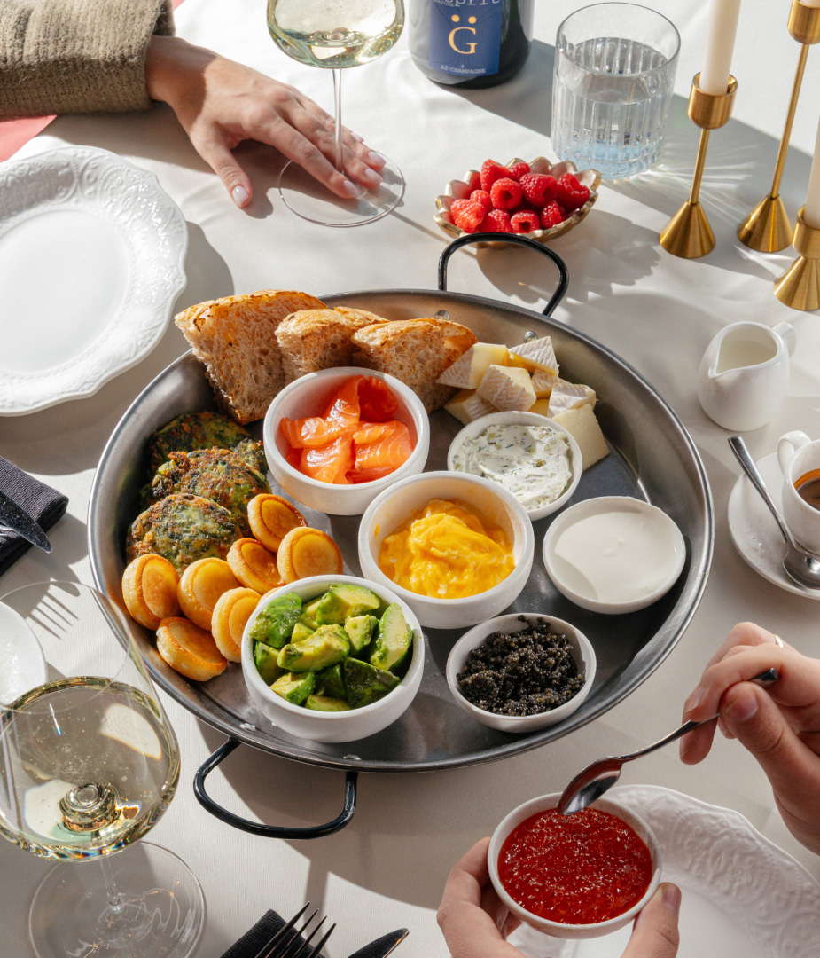 Новое утреннее меню в ресторане Cristal