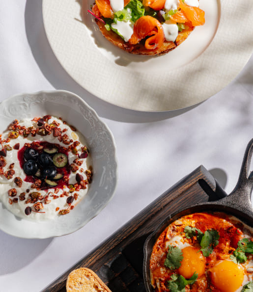 Утреннее меню в CRISTAL в ресторане Cristal