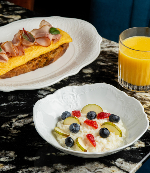 Утреннее меню в CRISTAL в ресторане Cristal