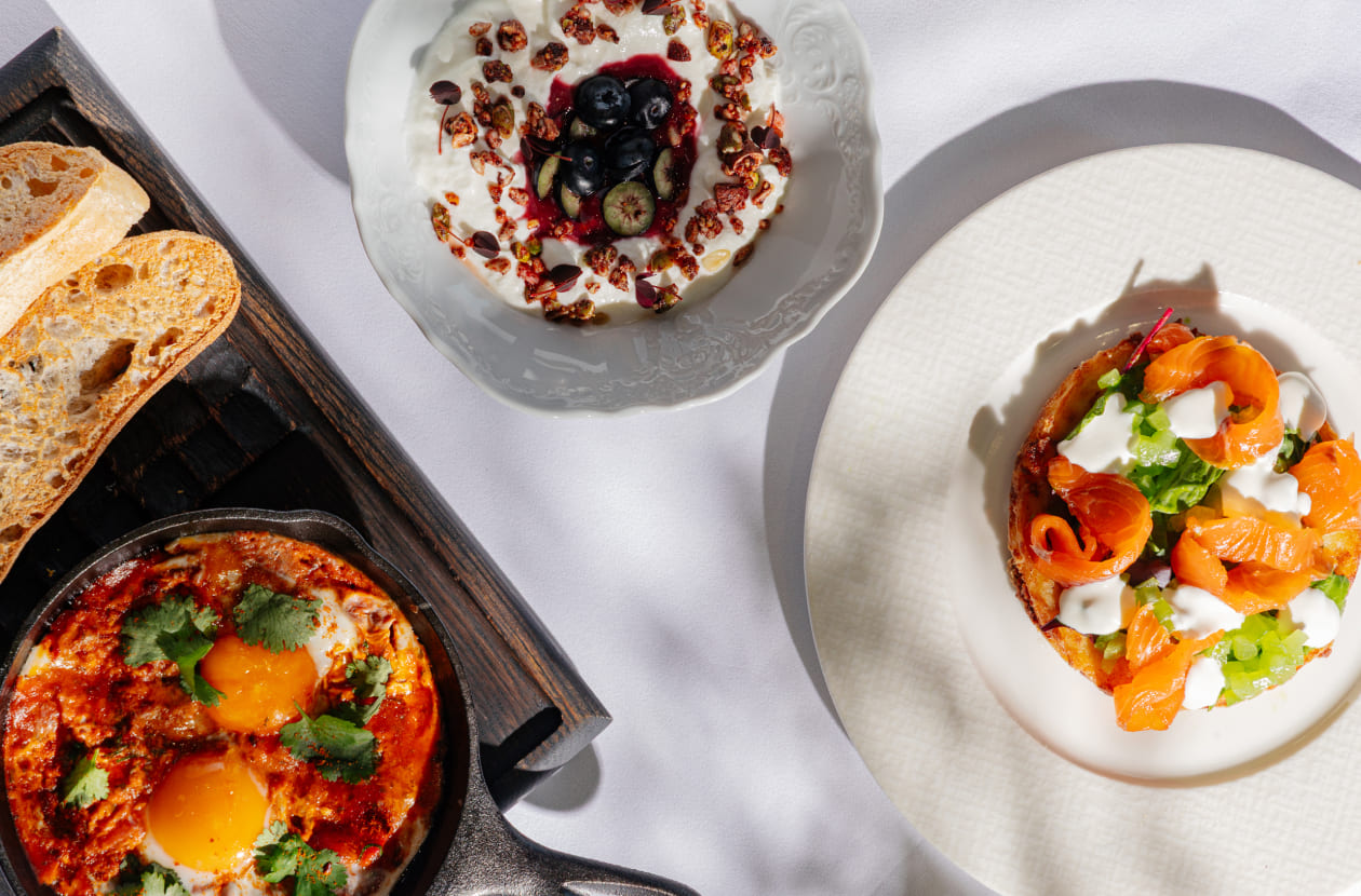 Утреннее меню в CRISTAL