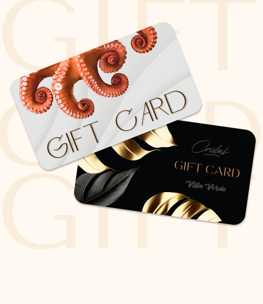 Подарочные сертификаты в ресторане Cristal